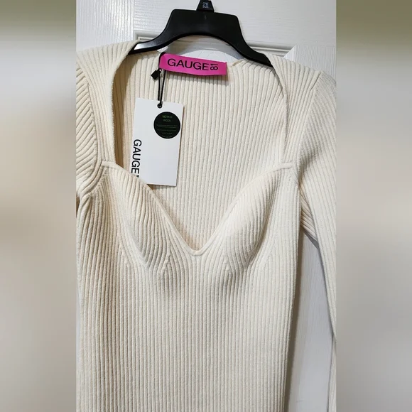 Gauge 81 Mija Rib-Knit Wool Minidress - Picture 2 of 7